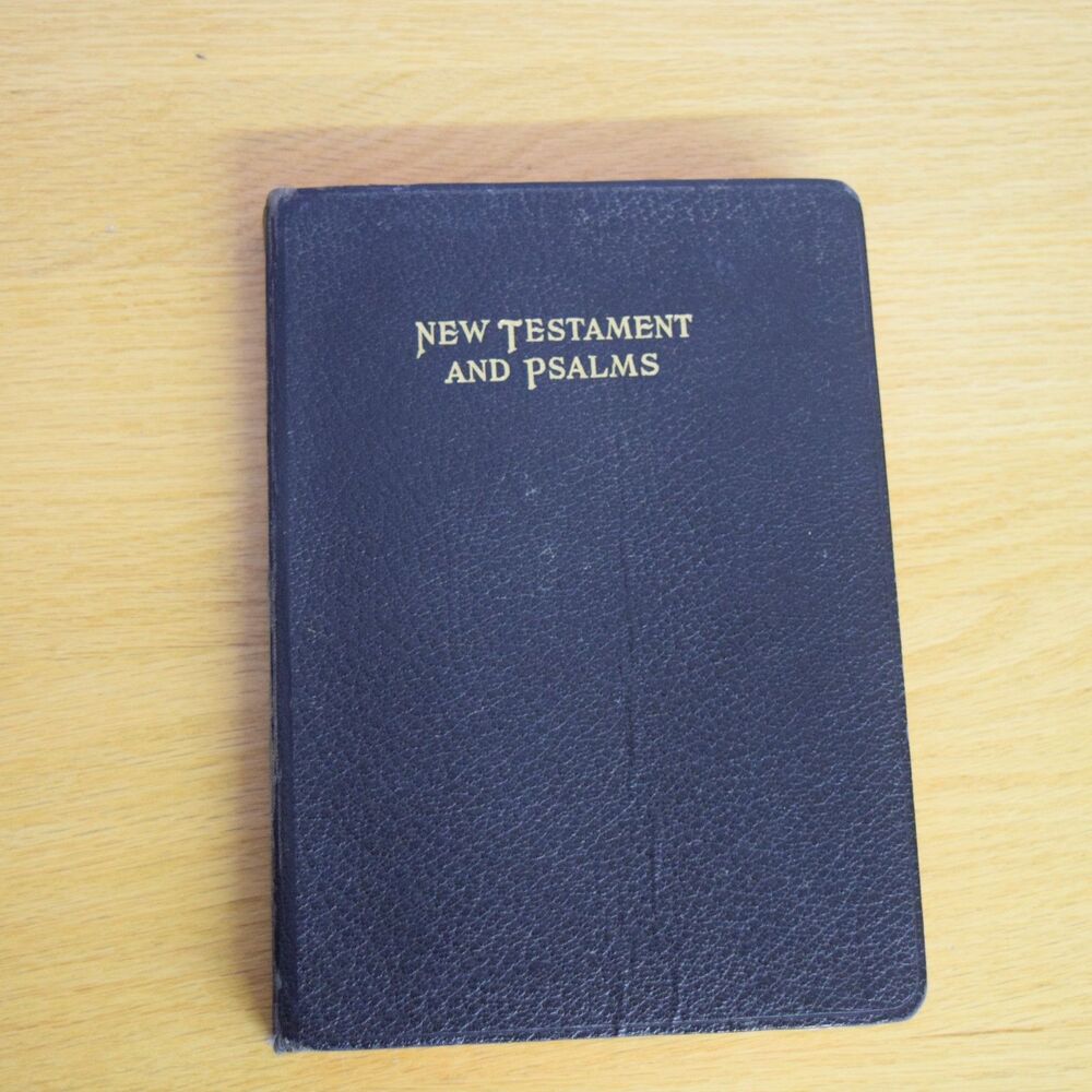 Vintage 1950s-1970s The New Testament and Book of Psalms KJV World Publishing Co